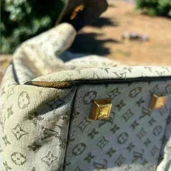 Louis Vuitton denim Josephine EUC in Olive Green “One of one. Will not relist.” - Picture 8 of 17